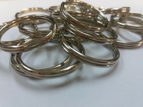 Split Rings - Steel Nickel Plated - 30mm o/d - Pack Qty 100